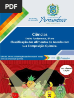 Classificação Dos Alimentos de Acordo Com Sua Composição Química