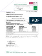 Certificado Calidad Codo Moldeado ASTM HDPE PE 4710 - 3 Pulg SDR 17 45° - 09.10.17