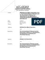 Baffinland Iron Mines Corporation Et Alia. v. The Territorial Board of Revision, Government of Nunavut