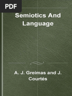 (Advances in Semiotics) Algirdas Julien Greimas, Joseph Courtes - Semiotics and Language