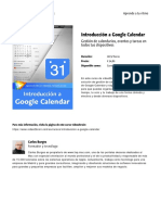 Introduccion A Google Calendar PDF