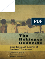 The Rohingya Genocide - Compilation and Analysis of Survivors' Testimonies