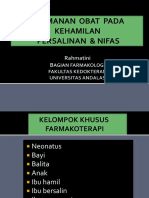 Keamanan Obat pada Ibu Hamil, Bersalin dan Menyusui