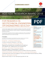 AGS NSW SYD NSW Research Award 2018 Event Flyer