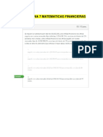 QUIZ SEMANA 7 MATEMÁTICAS FINANCIERAS