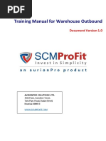 02 - Warehouse Outbound Manual Ver 1.0