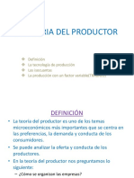 La Teoria Del Productor