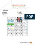 Taller de Ciencias Naturales Ciencias Tabla