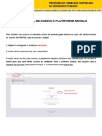 Manual de Acesso Ao Moodle - PROFOS