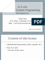 Lecture 1 of System Programming