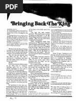 Kenneth E Hagin - Bring Back The King, August 1979 PDF