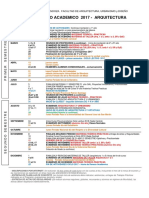 Calendario Academico FAUD ARQ 2017 PDF