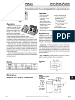 Special Purpose Valves One-Shot (Pulse) : Features