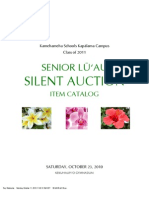 Silent Auction Item Catalog