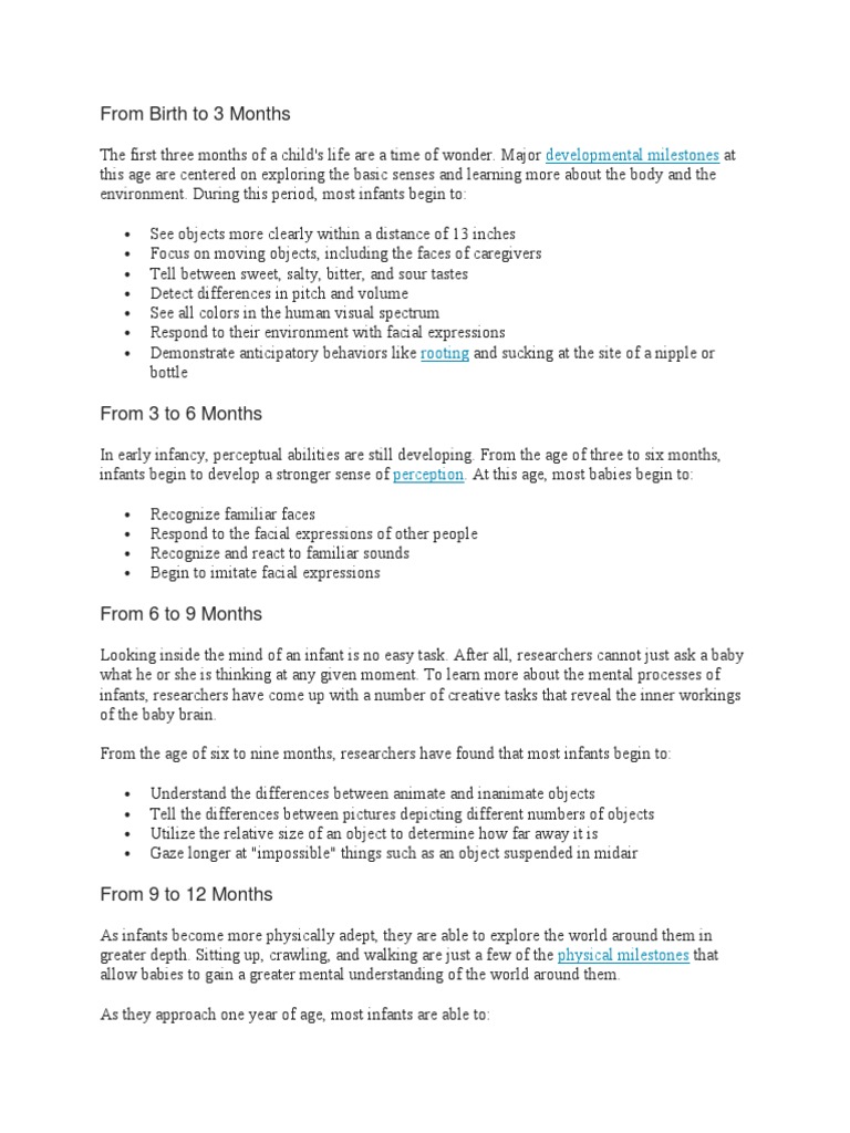 INFANCY DEVELOPMENT FROM BIRTH TO AGE 3 3RD EDITION PDF visual data 3