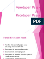 Penetapan Dan Ketetapan Pajak