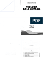 Forte B. Teología de La Historia - Sígueme - 1995