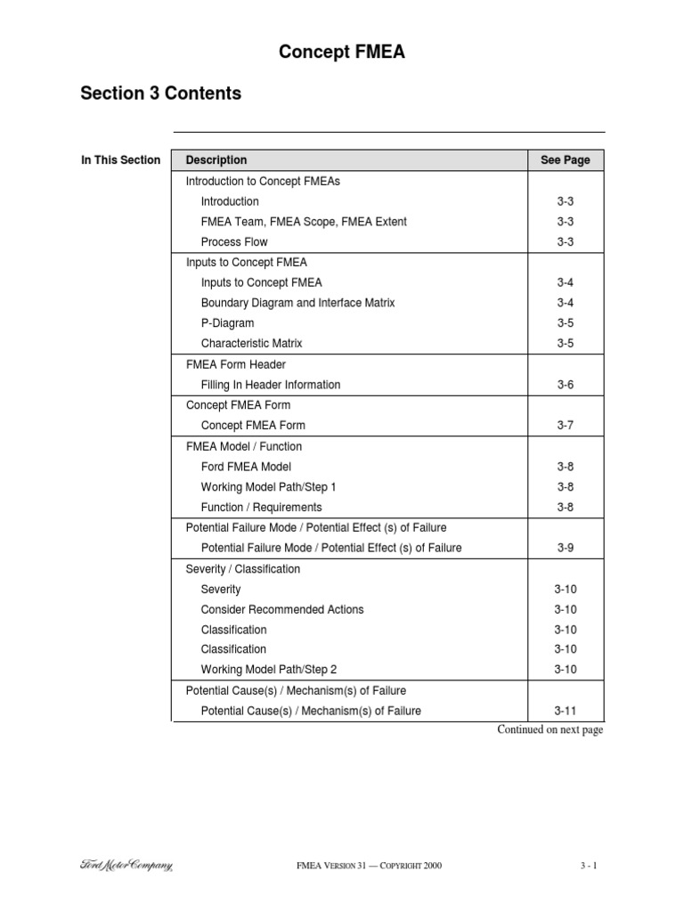 Fmea Handbook Concept and Design PDF | PDF | Areas Of Computer Science ...