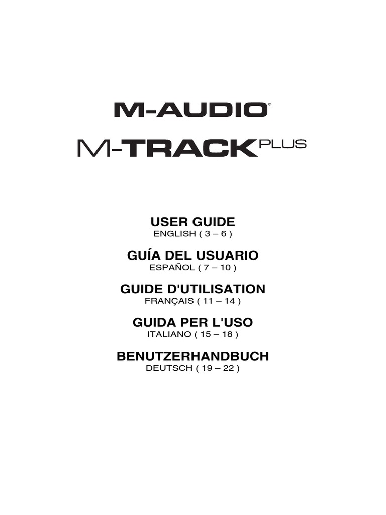 M-Track Plus - User Guide - v1.0 PDF | PDF