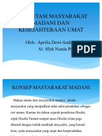 PRESENTASI MASYARAKAT MADANI DAN KESEJAHTERAAN UMAT.pptx