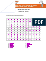 Sopa de Letras - 0 PDF