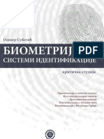 Biometrijski Sistemi Identifikacije - Oliver Subotić