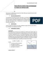 Ensayo de Refracción en Vidrio para Determinar Su Indice de Refracción, 2