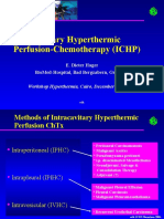 Intracavitary Hyperthermic Perfusion-Chemotherapy (Ichp) : E. Dieter Hager Biomed-Hospital, Bad Bergzabern, Germany