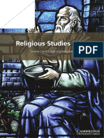 2009 Cup Religious Studies PDF