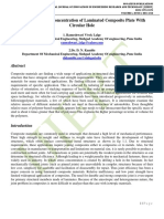   Analysis of Stress Concentration of Laminated Composite Plate With Circular Hole 