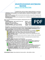 Edexcel A2 IAL Biology: Topic 5 - On The Wild Side