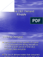 Demand and Supply