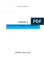 Escolas Do Pensamento Antropológico: Funcionalismo e Estruturalismo