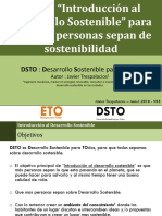 DSTO: "Introducción Al Desarrollo Sostenible" para Que Más Personas Sepan Sobre Desarrollo Sostenible