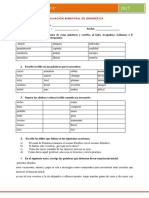 Examen Bimestral de Gramatica 6 Otros