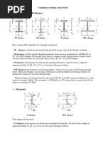 Common Steel Section