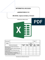 Lab 01 - Microsoft Excel Ingreso de Datos y Formatos-1