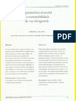 Sustentabilidade Da Salvaguarda PDF