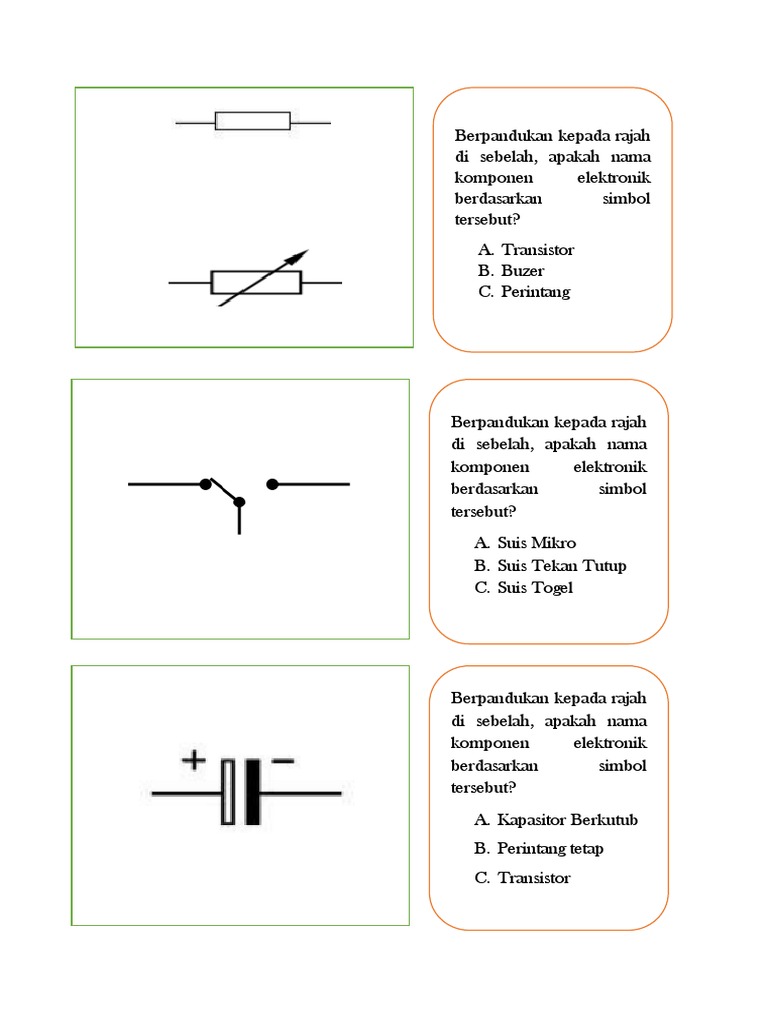 Simbol dan Fungsi Suis Elektronik | PDF | Sains & Matematika ...