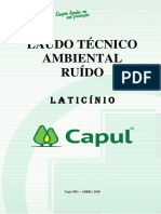 Laticínio: medição de ruído ambiental