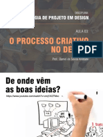 Aula 03 - O Processo Criativo