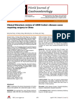 Clinical Literature Review of 1858 Crohn's Disease Cases Requiring Surgery in China