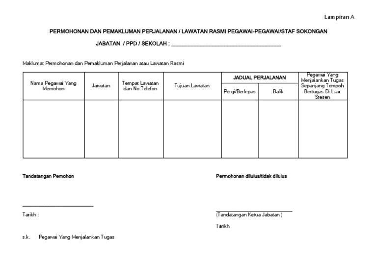 Borang Tuntutan Kosong Pdf