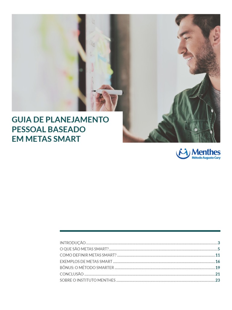 Guia de Metas Pessoais com SMART | PDF | Comentários | Gestão de ...