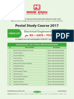 Postal Study Course 2017: Electrical Engineering