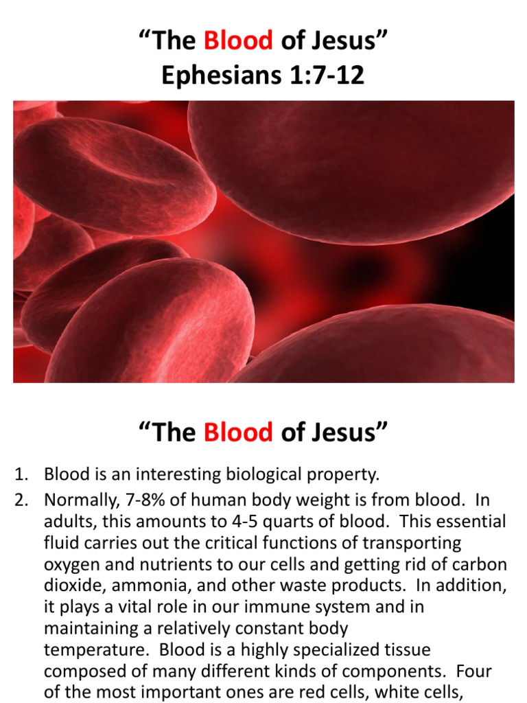 The Blood Of Jesus Download Free Pdf Baptism John The Baptist