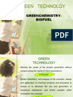 Greenchemistry Biofuel