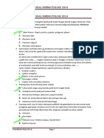 SOAL DERMATOLOGI 2014