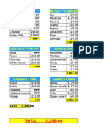 Plasticos Frutas / Verduras: TOTAL - 2,238.00