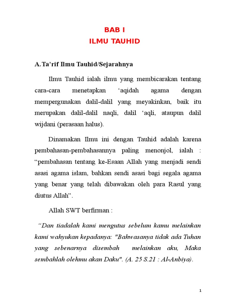Bahan Ajar Agama Islam 1 Pdf